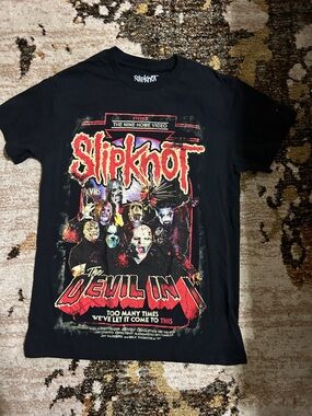 Slipknot 'The Devil In I' Black Graphic Band Tee